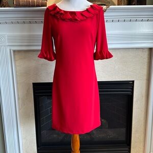 BOSTON PROPER Flower Petal Dress